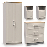Talland Taupe 4 Piece Bedroom Set