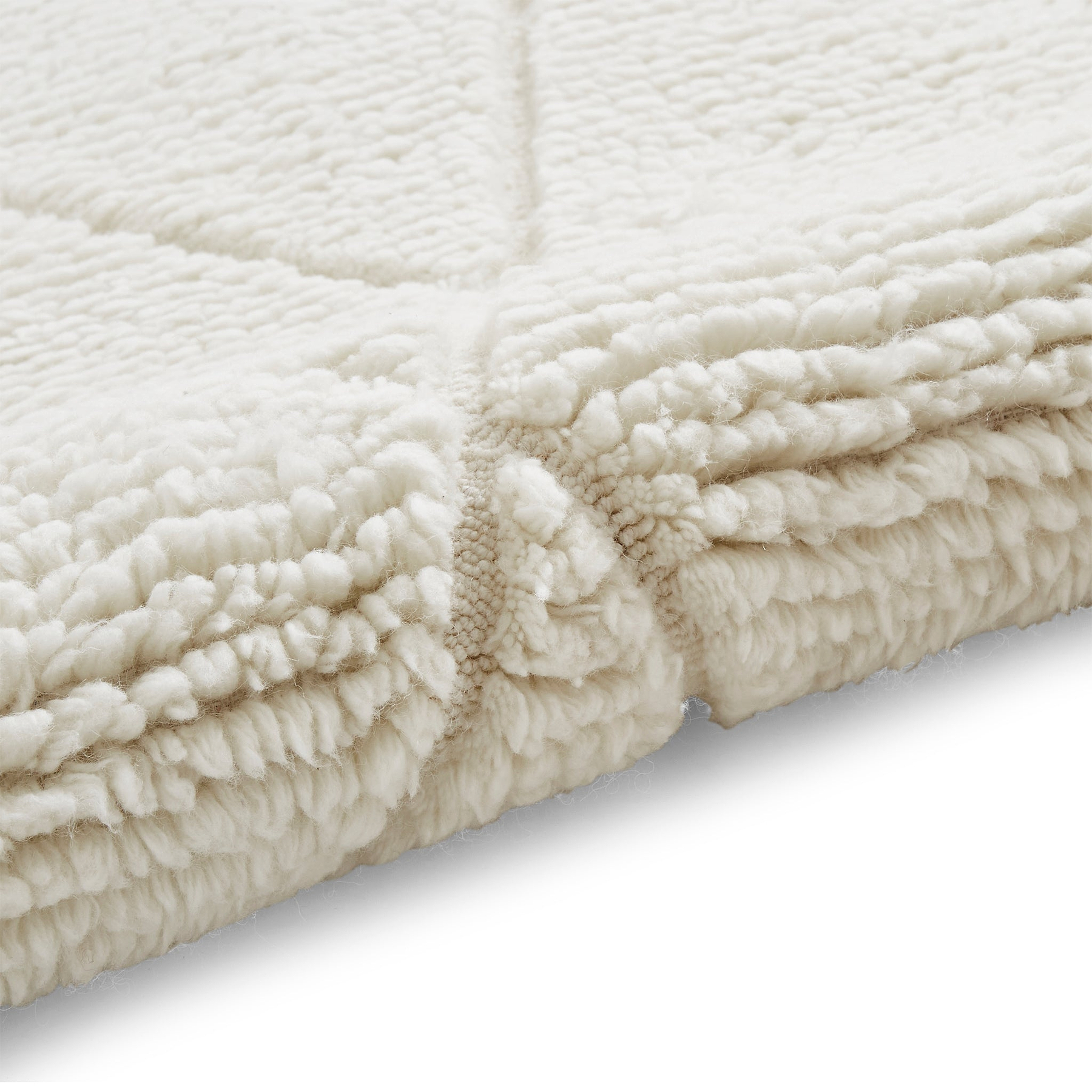 Wilburn Diamond Wool Rug Natural from Roseland Furniture