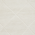 Emerson Diamond Wool Rug Natural from Roseland Furniture