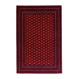Belvett Traditional Diamond Pattern Rug Red from Roseland Furniture