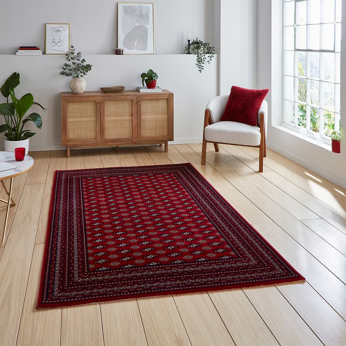 Diamond Patterned Rug Ruggable Belvett Traditional Diamond Pattern Rug | Multiple Sizes | Roseland