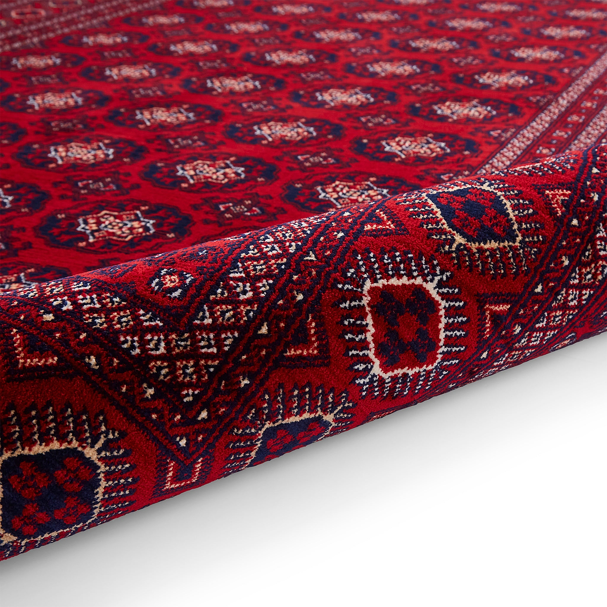 Hopewell Traditional Circle Pattern Rug Red from Roseland Furniture
