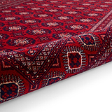 Hopewell Traditional Circle Pattern Rug Red from Roseland Furniture