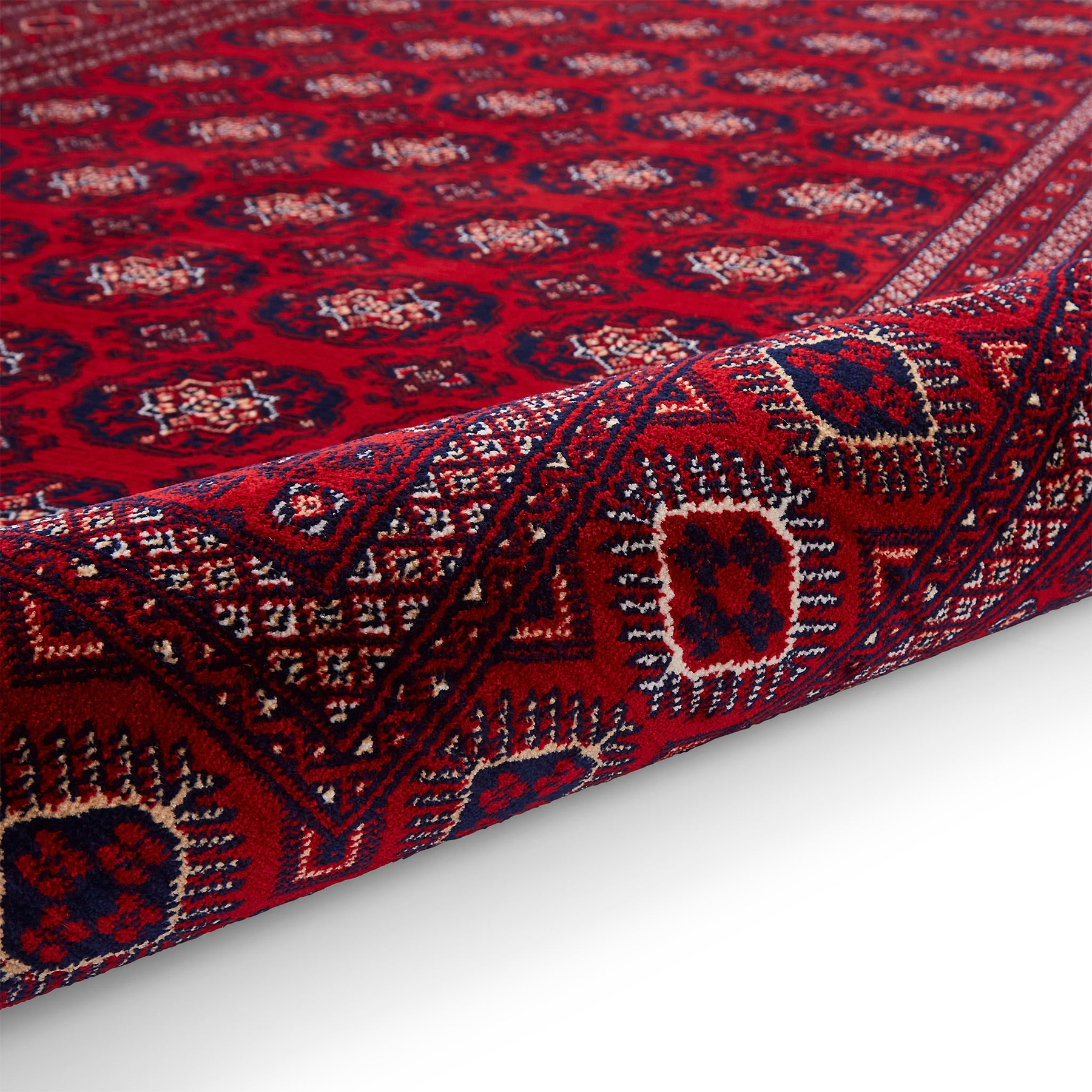 Hopewell Traditional Circle Pattern Rug Red from Roseland Furniture
