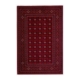 Hopewell Traditional Circle Pattern Rug Red from Roseland Furniture