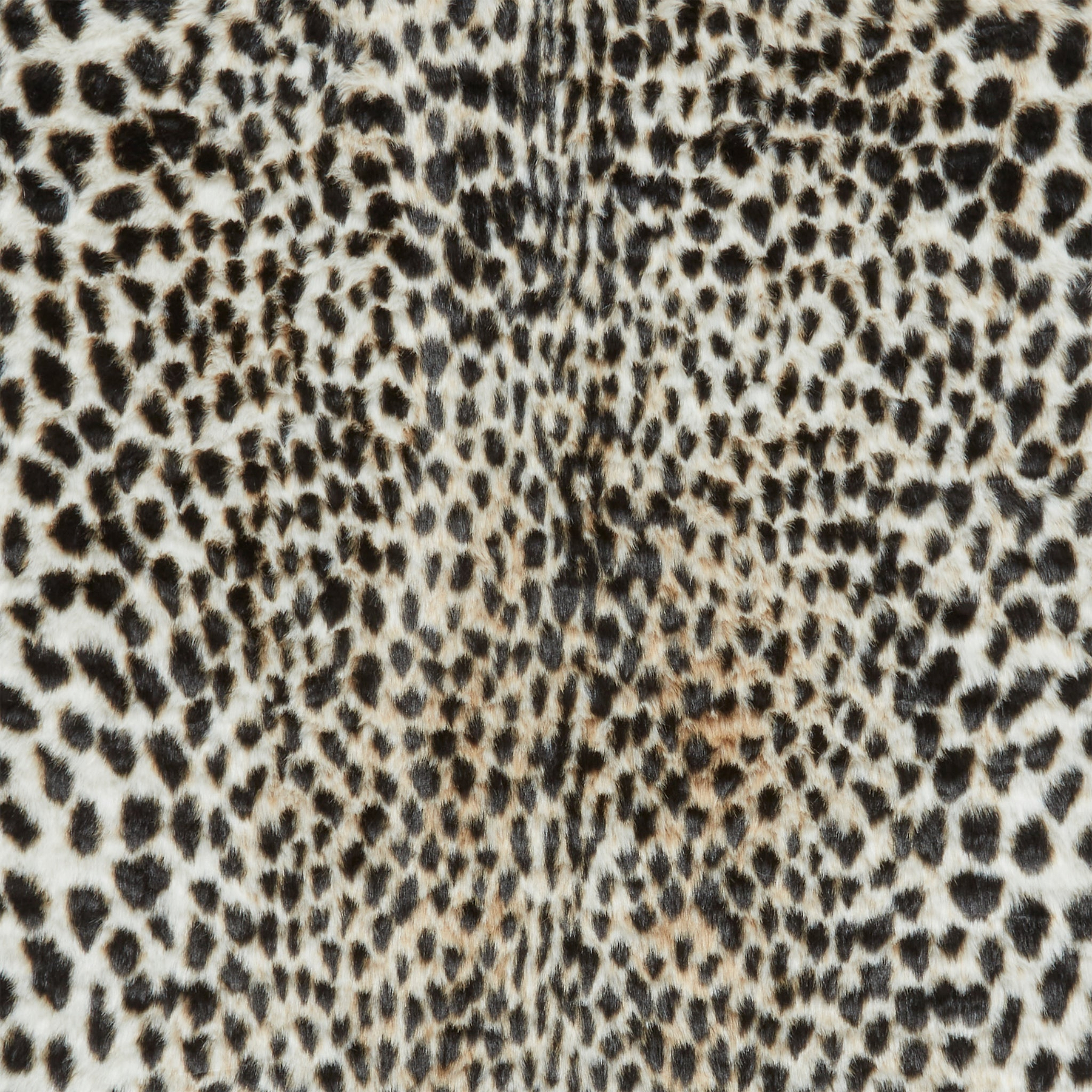 Faux Fur Cheetah Print Rug Brown White from Roseland Furniture