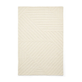 Sedra Diagonal Imprinted Rug Ivory from Roseland Furniture