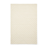 Sedra Diagonal Imprinted Rug Ivory from Roseland Furniture