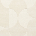 Sedra Geometric Imprinted Rug Ivory from Roseland Furniture