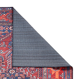 Birchall Washable Persian Design Rug Red from Roseland Furniture