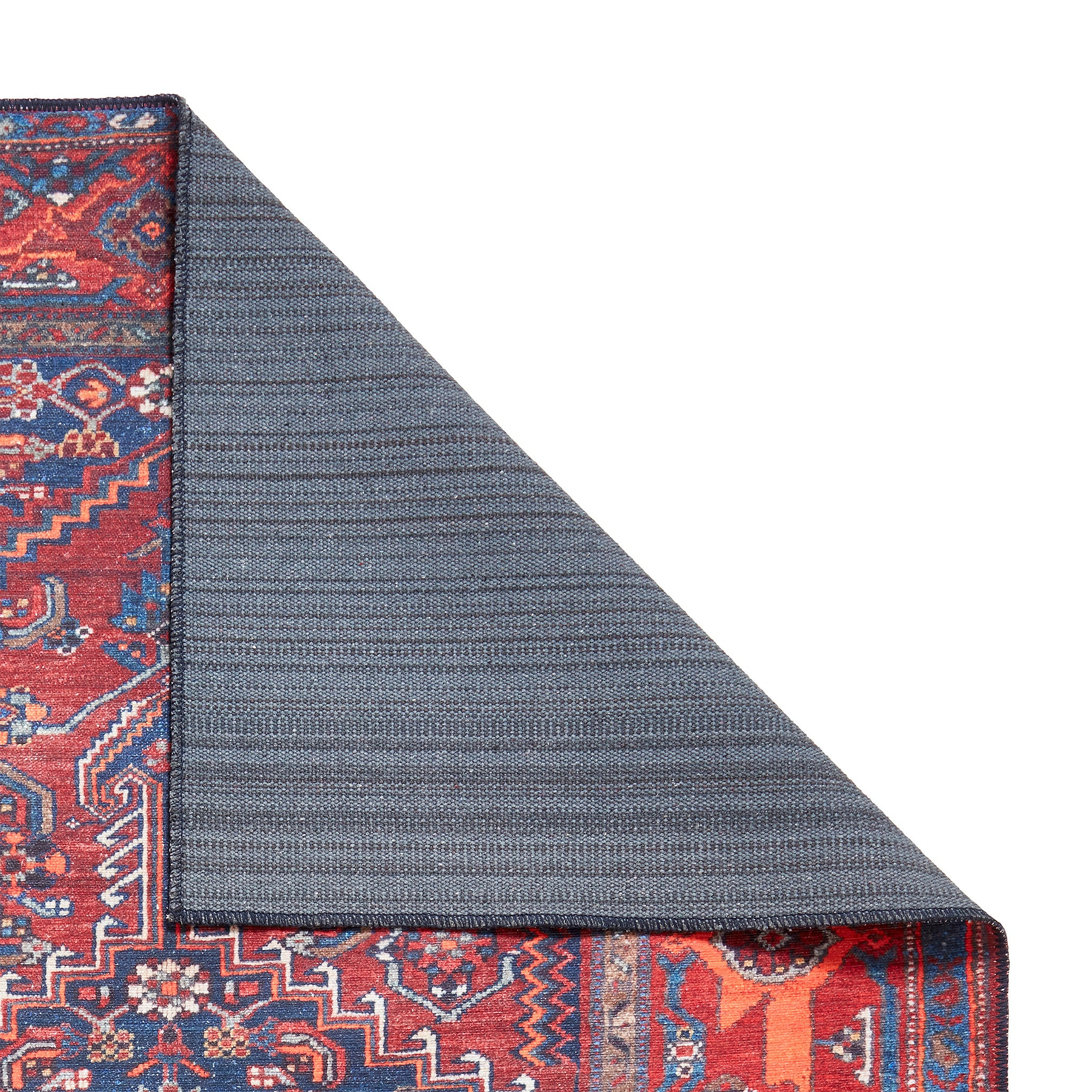 Birchall Washable Persian Design Rug Red from Roseland Furniture