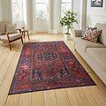 Birchall Washable Persian Design Rug Red from Roseland Furniture