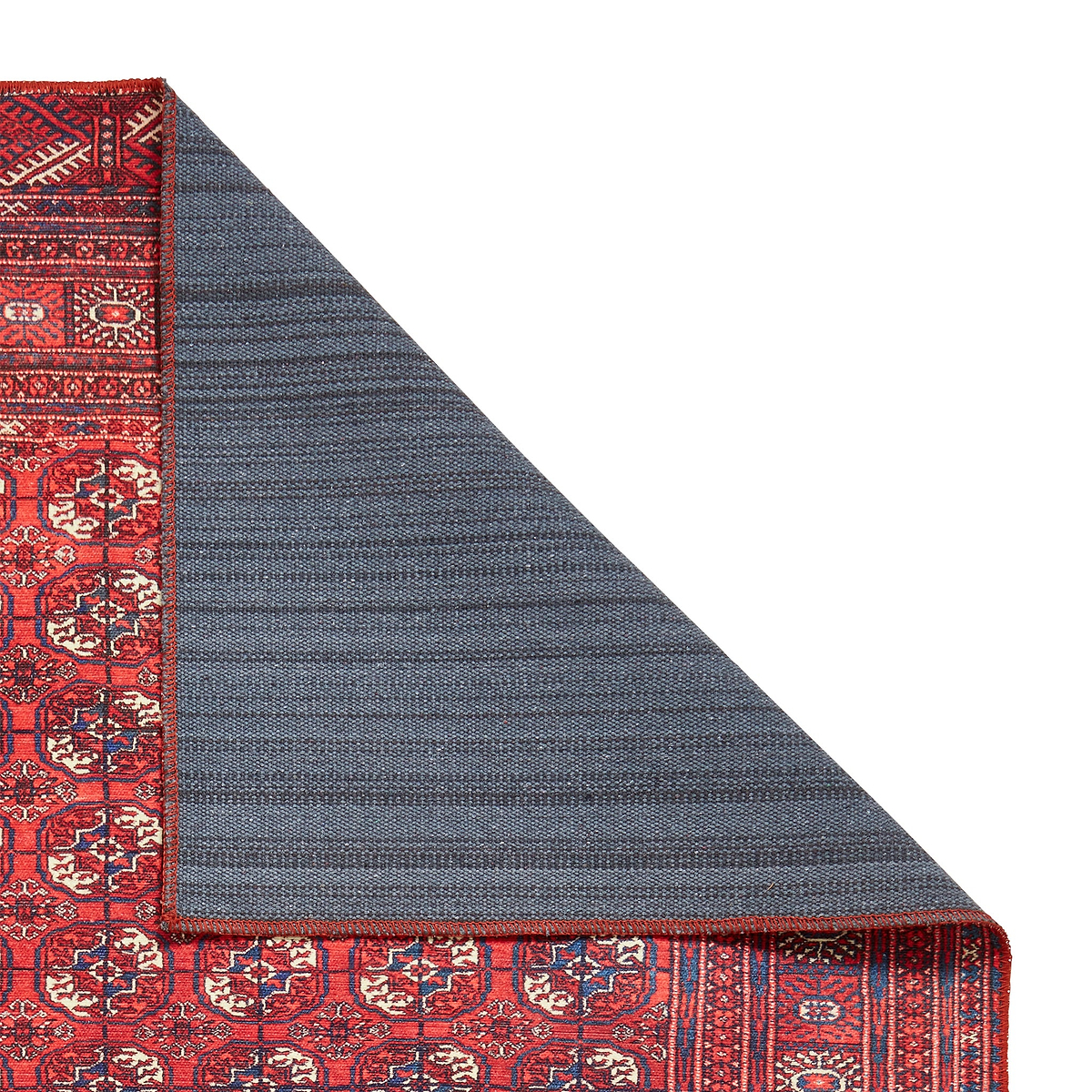 Birchall Washable Medallion Design Rug Red from Roseland Furniture