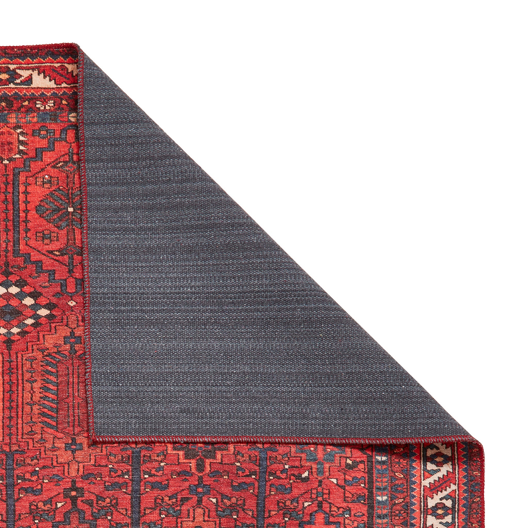 Birchall Washable Aztec Design Rug Red from Roseland Furniture