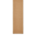 Ford Herringbone Jute Border Stair Runner Beige from Roseland Furniture
