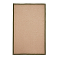 Ford Herringbone Jute Border Rug Green from Roseland Furniture