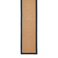 Ford Herringbone Jute Border Stair Runner Navy from Roseland Furniture