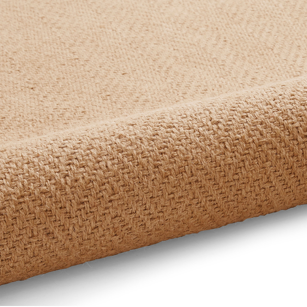 Ford Herringbone Jute Border Rug Navy from Roseland Furniture
