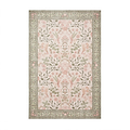 Rosa Classic Floral Print Rug Beige Green from Roseland Furniture