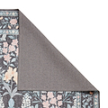 Mila Classic Floral Print Rug Dark Blue from Roseland Furniture