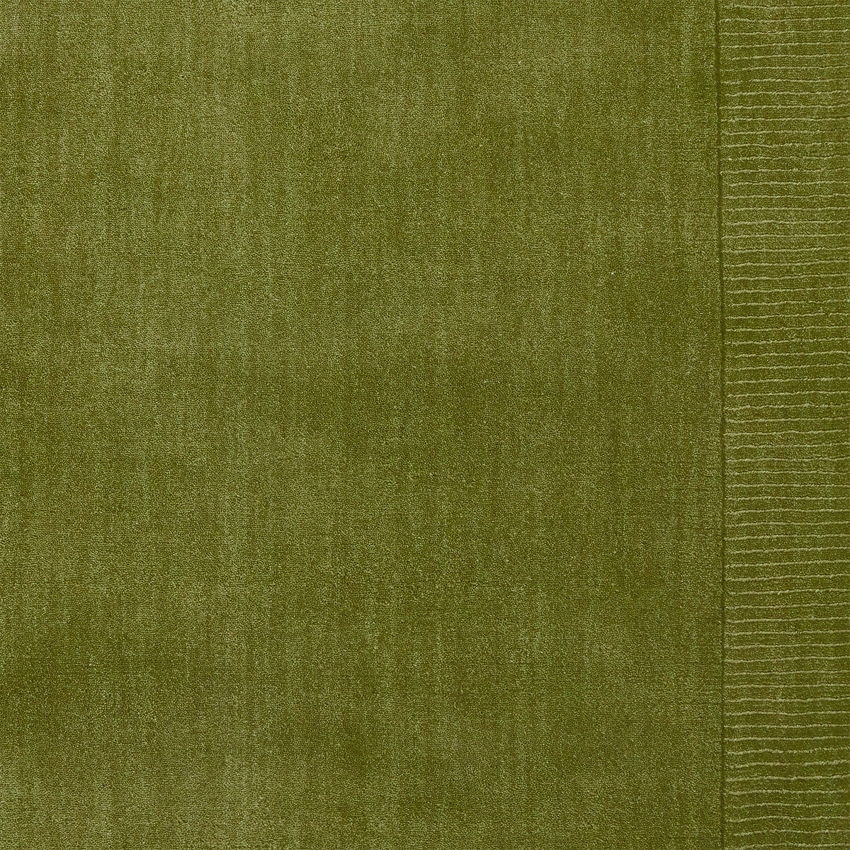 Lauder Plain Wool Border Rug Green from Roseland Furniture