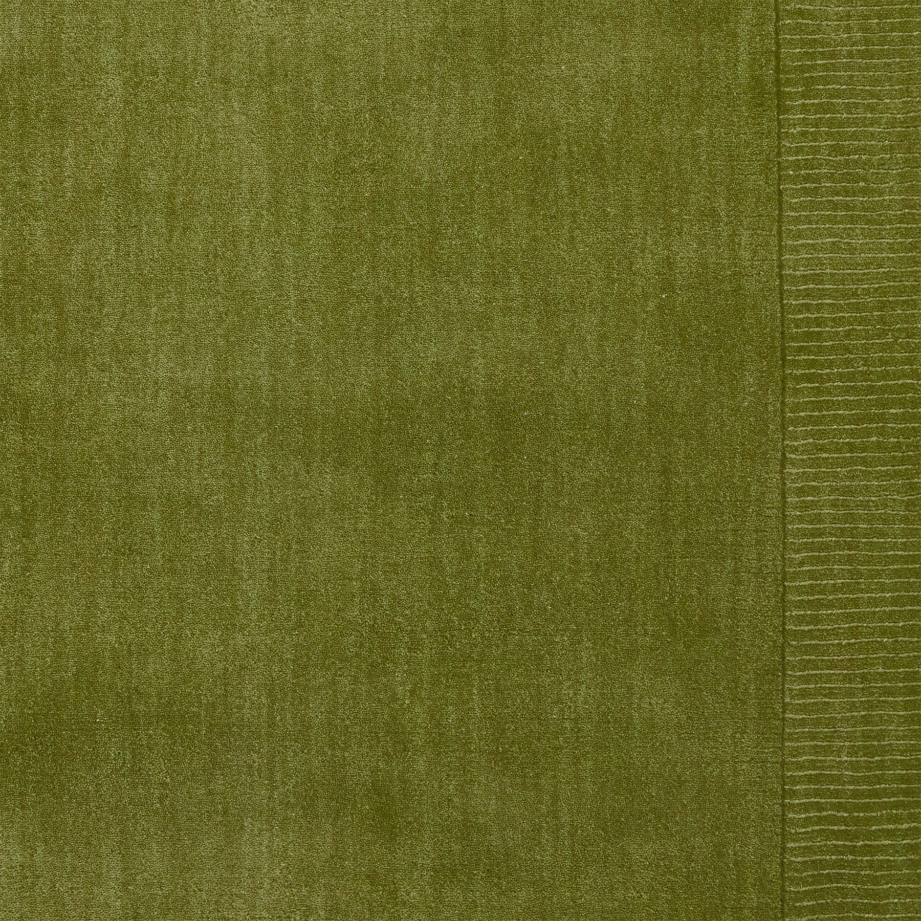 Lauder Plain Wool Border Rug Green from Roseland Furniture