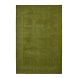 Lauder Plain Wool Border Rug Green from Roseland Furniture