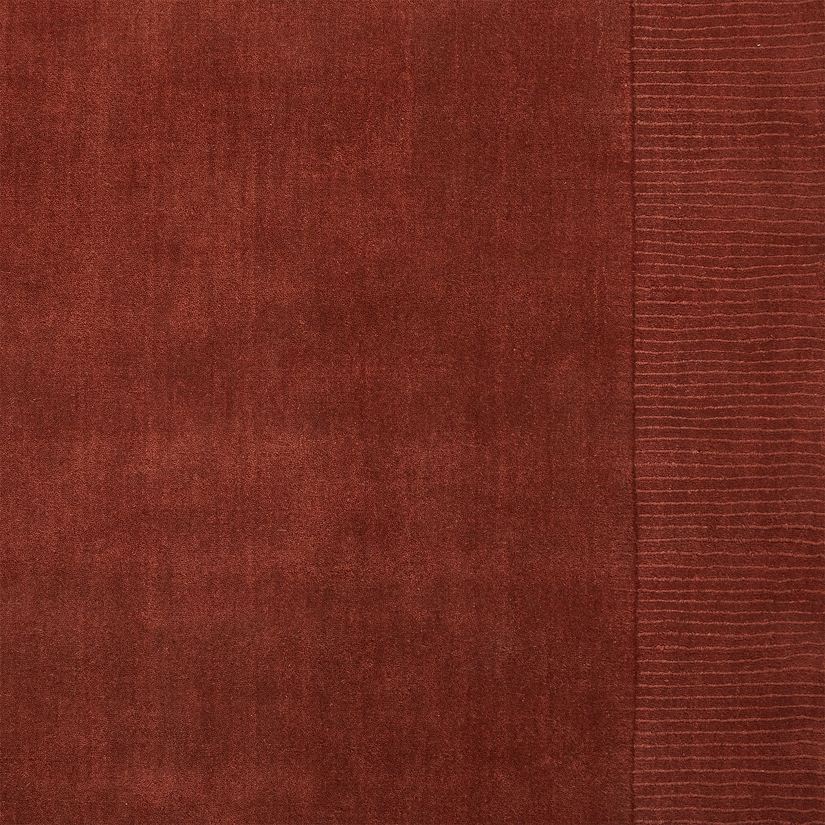 Lauder Plain Wool Border Rug Red from Roseland Furniture