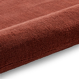 Lauder Plain Wool Border Rug Red from Roseland Furniture