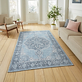 Madison Washable Vintage Inspired Rug Blue from Roseland Furniture