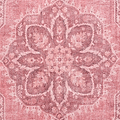 Madison Washable Vintage Inspired Rug Pink from Roseland Furniture
