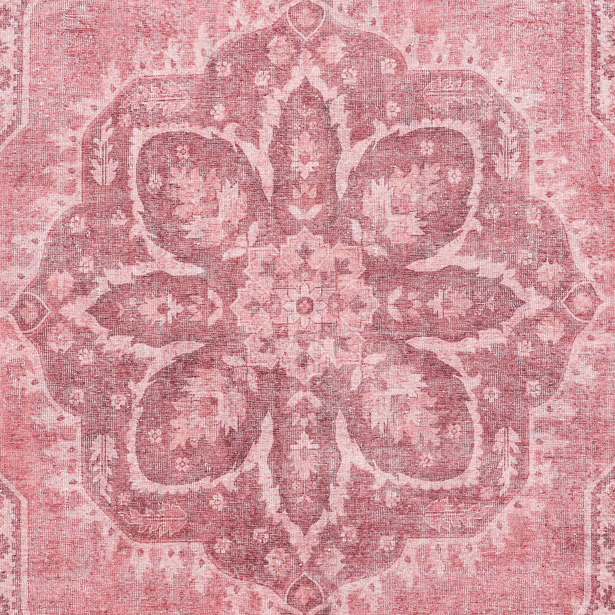 Madison Washable Vintage Inspired Rug Pink from Roseland Furniture