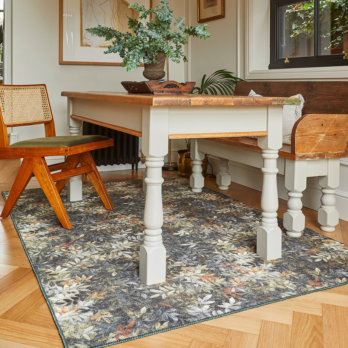 Clarke Clarke Congo Salt Pepper Washable Rug from Roseland Furniture