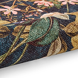 Clarke Clarke Passiflora Forest Washable Rug from Roseland Furniture