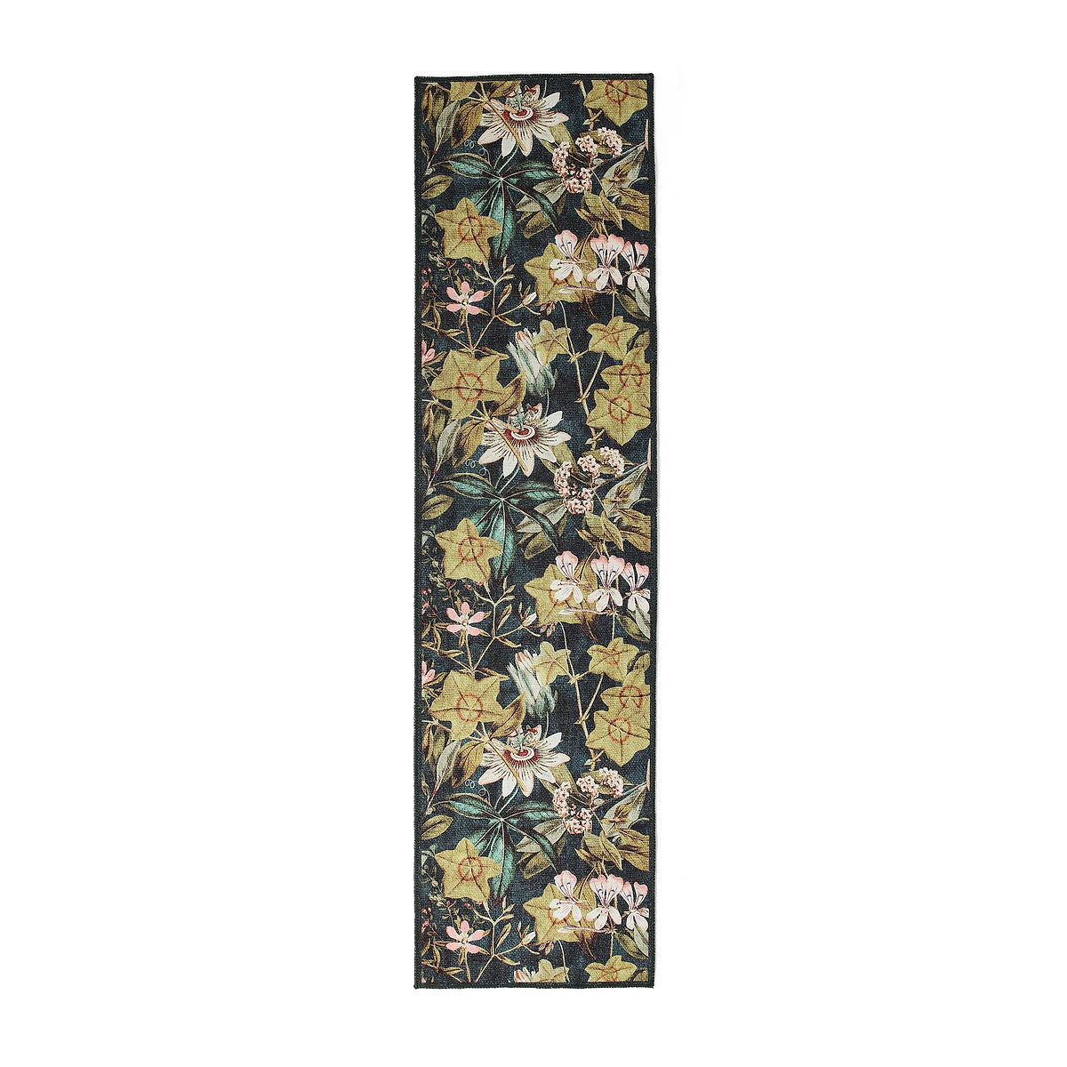 Clarke Clarke Passiflora Forest Washable Runner from Roseland Furniture