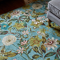 Clarke Clarke Passiflora Mineral Washable Rug from Roseland Furniture