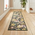 Clarke Clarke Passiflora Noir Washable Runner from Roseland Furniture