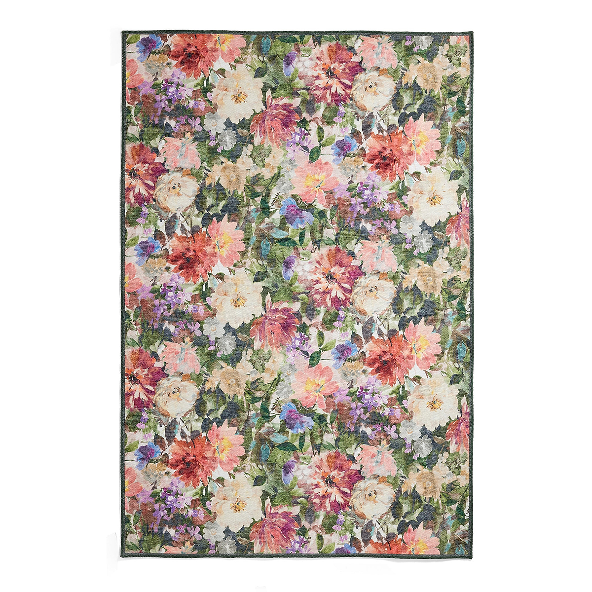 Clarke Clarke Tahiti Forest Rouge Washable Rug from Roseland Furniture