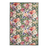 Clarke Clarke Tahiti Forest Rouge Washable Rug from Roseland Furniture
