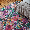 Clarke Clarke Tahiti Fuchsia Washable Rug from Roseland Furniture