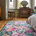 Clarke Clarke Tahiti Fuchsia Washable Rug from Roseland Furniture