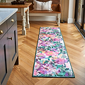 Clarke Clarke Tahiti Fuchsia Washable Rug from Roseland Furniture
