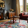 Clarke Clarke Tahiti Teal Washable Rug from Roseland Furniture