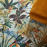 Clarke Clarke Toucan Antique Washable Rug from Roseland Furniture