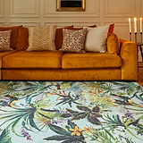 Clarke Clarke Toucan Sky Washable Rug from Roseland Furniture