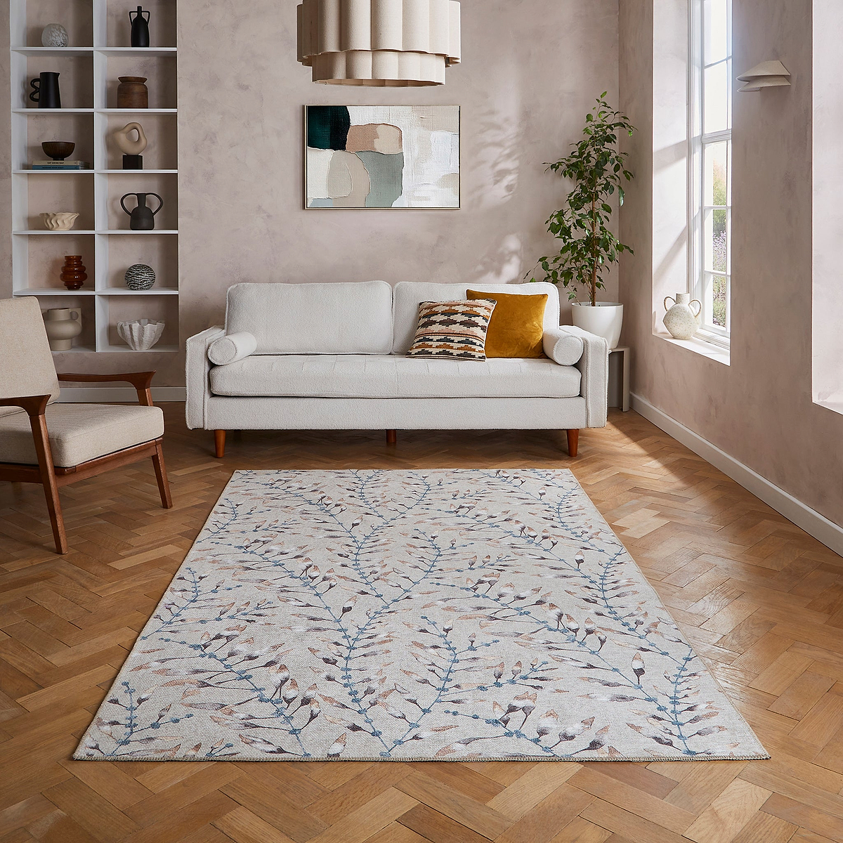Harlequin Chaconia Stone Russet Rug from Roseland Furniture