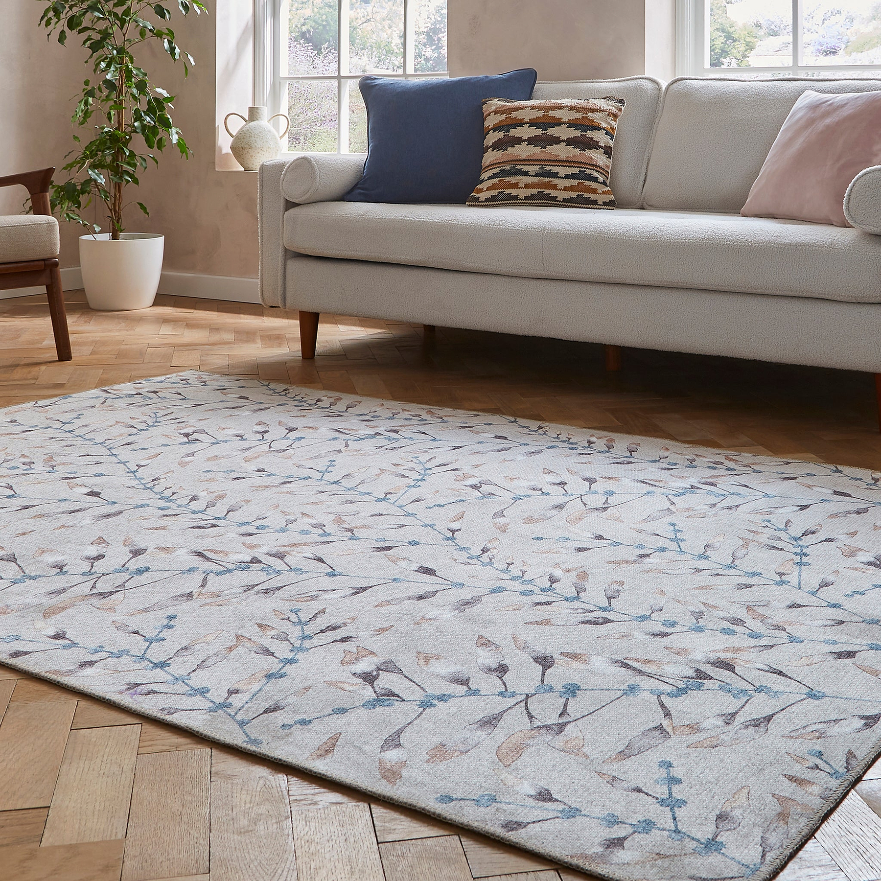 Harlequin Chaconia Stone Russet Rug from Roseland Furniture