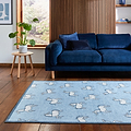 Scion Canter Mist Rug from Roseland Furniture
