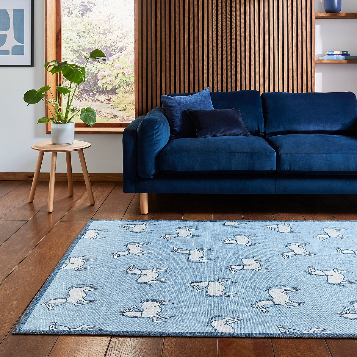Scion Canter Mist Rug from Roseland Furniture