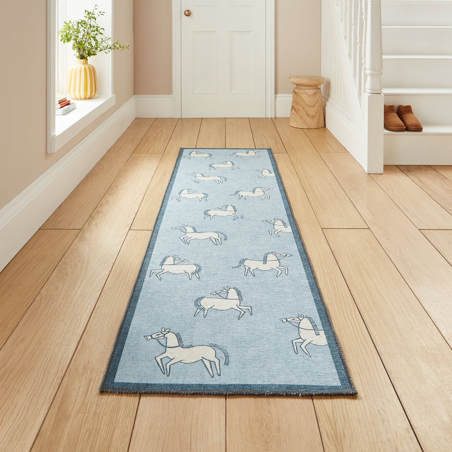 Scion Canter Mist Runner from Roseland Furniture